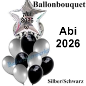 Ballon-Bouquet Abi 2026 mit 12 Luftballons