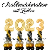 Ballondekoration Silvester, 2023