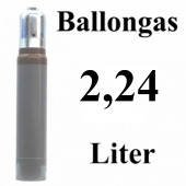 2,24 Liter Ballongas Helium Mehrwegflasche