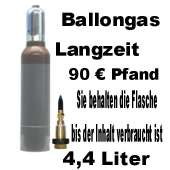 Ballongas Langzeit 4,4 Liter