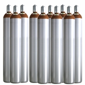 Ballongas Service NRW 10 Ballongasflaschen 50 Liter, 99,996 reines Helium