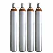 Ballongas Service NRW 4 Ballongasflaschen 50 Liter, 99,996 reines Helium