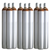 Ballongas Service NRW 9 Ballongasflaschen 50 Liter, 99,996 reines Helium
