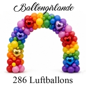 Ballongirlande Happy Love