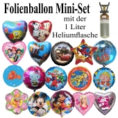 Ballons Helium Set Mini mit Folienballons zur Auswahl