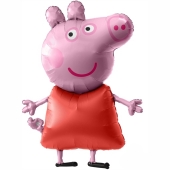 Peppa Wutz Airwalker Luftballon aus Folie inklusive Helium