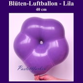 Blüten-Luftballon in Pastellfarbe Lila
