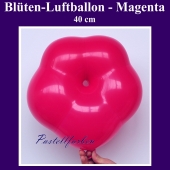 Blüten-Luftballon in Pastellfarbe Magenta