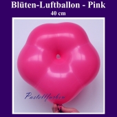 Blüten-Luftballon in Pastellfarbe Pink
