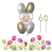 Bouquet Heliumballons zum 60. Geburtstag