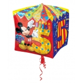 Cubez Luftballon aus Folie Mickey Mouse zum 5. Geburtstag