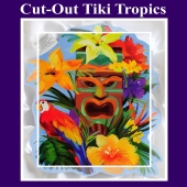 Cut Out Tiki Tropics Hawaii-Partydekoration