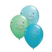 Danke Motiv-Luftballons, 10 Stück