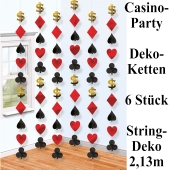 Deko-Ketten-Casino-Party-String-Dekoration