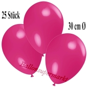 Deko-Luftballons Fuchsia, 25 Stück