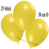 Deko-Luftballons Gelb, 25 Stück