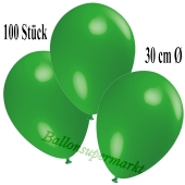 Deko-Luftballons Grün, 100 Stück