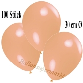 Deko-Luftballons Lachs, 100 Stück