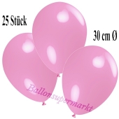 Deko-Luftballons Rosa, 25 Stück