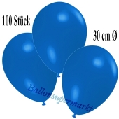 Deko-Luftballons Royalblau, 100 Stück