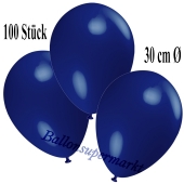 Deko-Luftballons Ultramarin, 100 Stück