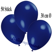Deko-Luftballons Ultramarin, 50 Stück