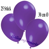 Deko-Luftballons Violett, 25 Stück