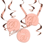 Deko-Wirbler zum 30. Geburtstag, Elegant Lush Blush 30