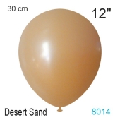 Luftballon in Vintage-Farbe Desert Sand, 12"