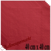Dinner-Servietten in Rot, 20 Stück