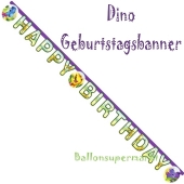 Kindergeburtstagsbanner Dinos