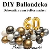 DIY Ballondeko zum 60. Geburtstag