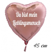 Du bist mein Lieblingsmensch, 45 cm ohne Helium