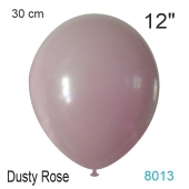 Luftballon in Vintage-Farbe Dusty Rose, 12"