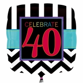 Luftballon zum 40. Geburtstag, Celebrate 40