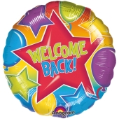 Luftballon aus Folie Welcome Back