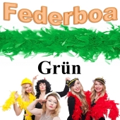 Federboa Grün, 180 cm, zu Hen Night, Hen Party und Junggesellinnenabschied