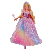 Barbie Princess Folien-Luftballon, ungefüllt