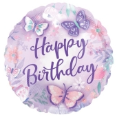 Birthday Butterfly Luftballon zum Kindergeburtstag
