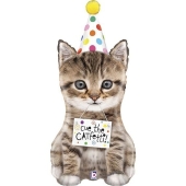 Katze Luftballon zum Geburtstag mit Helium Ballongas