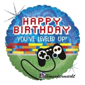 Gamepad Luftballon zum Geburtstag mit Helium Ballongas