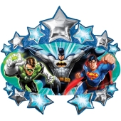 Justice League  Luftballon aus Folie inklusive Helium