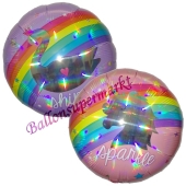 Magical Rainbow Luftballon aus Folie 