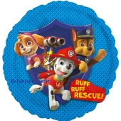 Paw Patrol Luftballon, 43 cm Rundballon mit Helium Ballongas