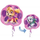 Paw Patrol, Skye und Everest, Luftballon inklusive Helium/Ballongas