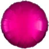 Runder Luftballon aus Folie, 45 cm, Pink