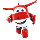 Super Wings Jett, Luftballon aus Folie mit Helium