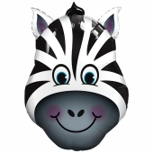 Luftballon verrücktes Zebra ohne Ballongas