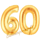Zahl 60, Silber, Luftballons aus Folie zum 60. Geburtstag