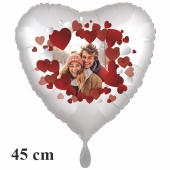 Fotoballon, Luftballon aus Folie mit eigenem Foto - Hearts 2 Love